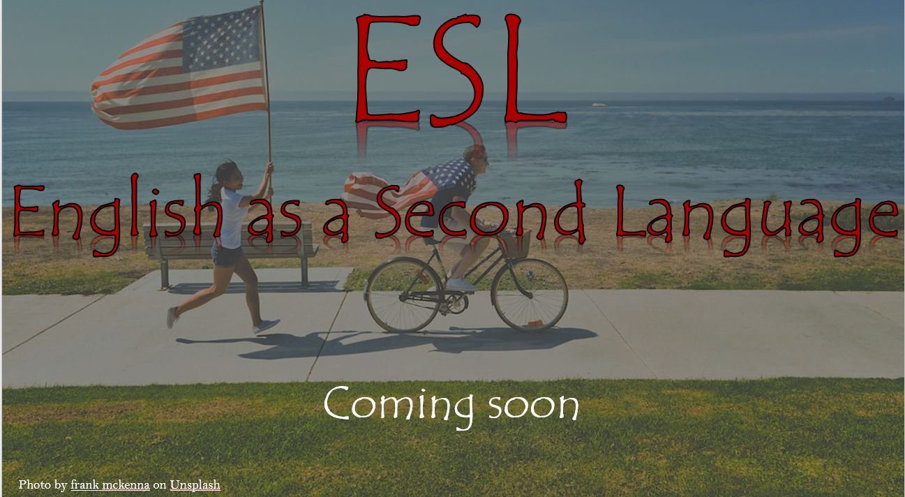 English as a Second Language course