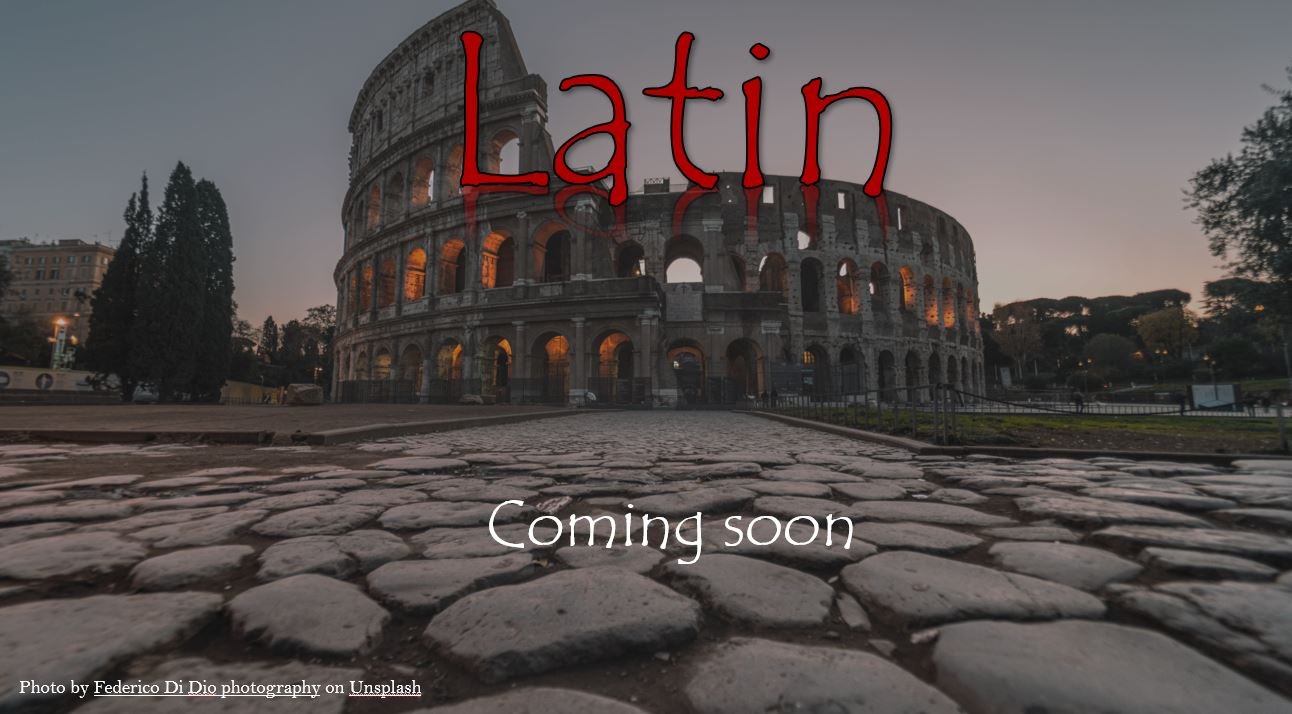 Latin course